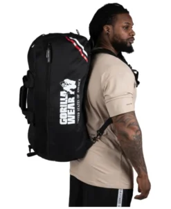 Gorilla Wear Norris Hybride Sporttas/Rugtas - Zwart