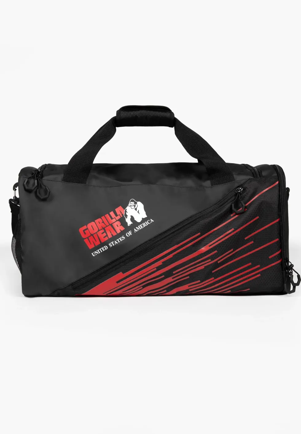 Gorilla Wear Ohio Gym Bag - Sporttas - Zwart/Rood
