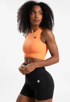 Gorilla Wear Olivia Seamless Crop Top - Perzik