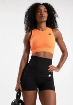 Gorilla Wear Olivia Seamless Crop Top - Perzik
