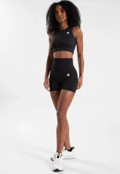 Gorilla Wear Olivia Seamless Crop Top - Zwart