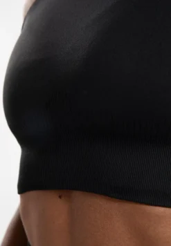 Gorilla Wear Olivia Seamless Crop Top - Zwart