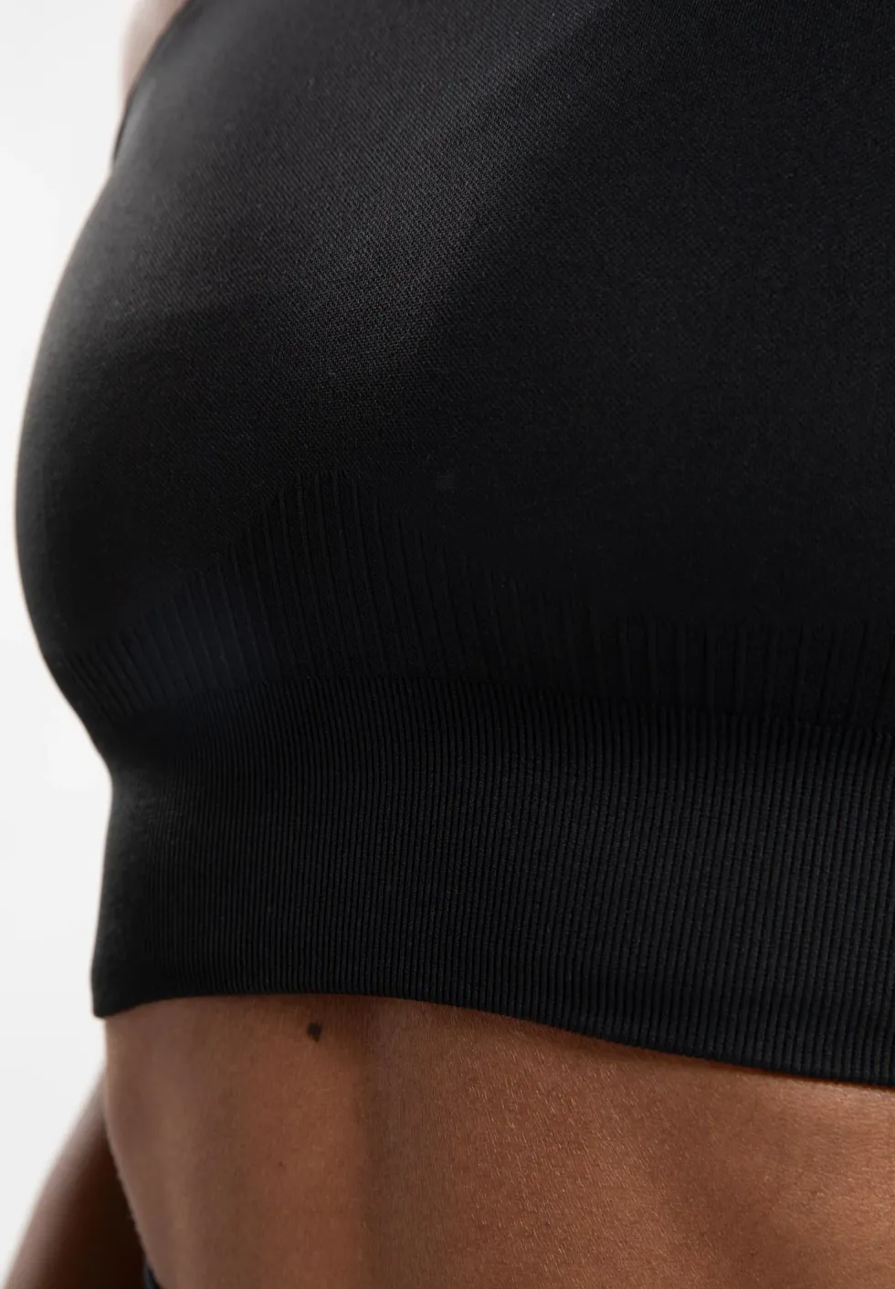 Gorilla Wear Olivia Seamless Crop Top - Zwart