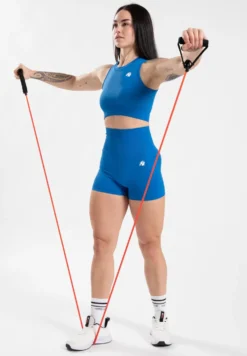 Gorilla Wear Olivia Seamless Crop Top - Blauw
