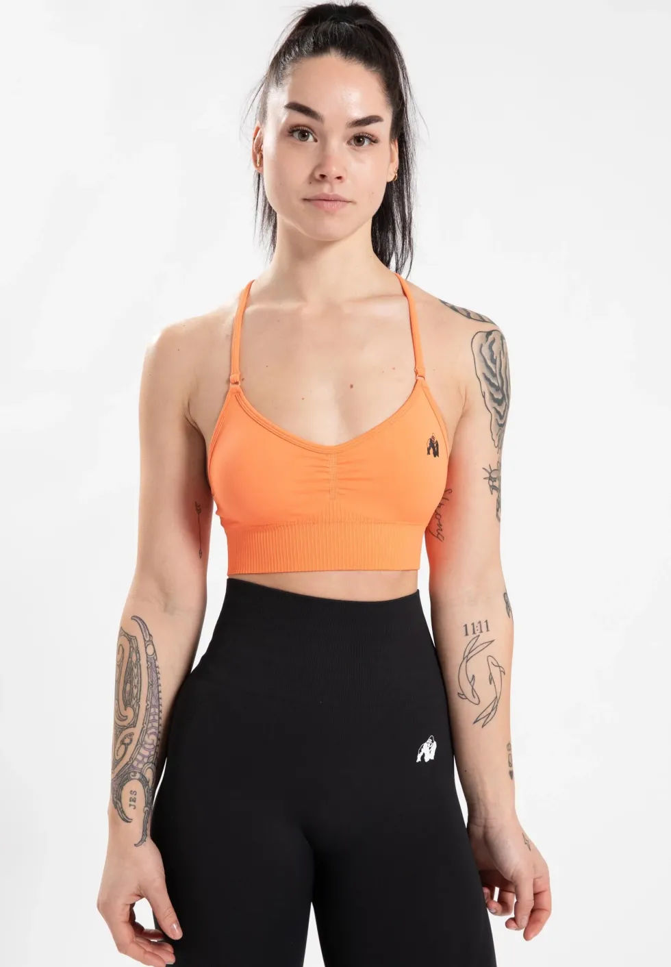 Gorilla Wear Olivia Seamless Sportbeha - Perzik