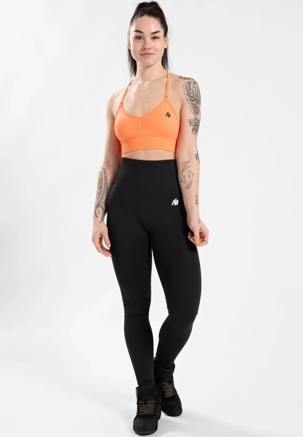 Gorilla Wear Olivia Seamless Sportbeha - Perzik
