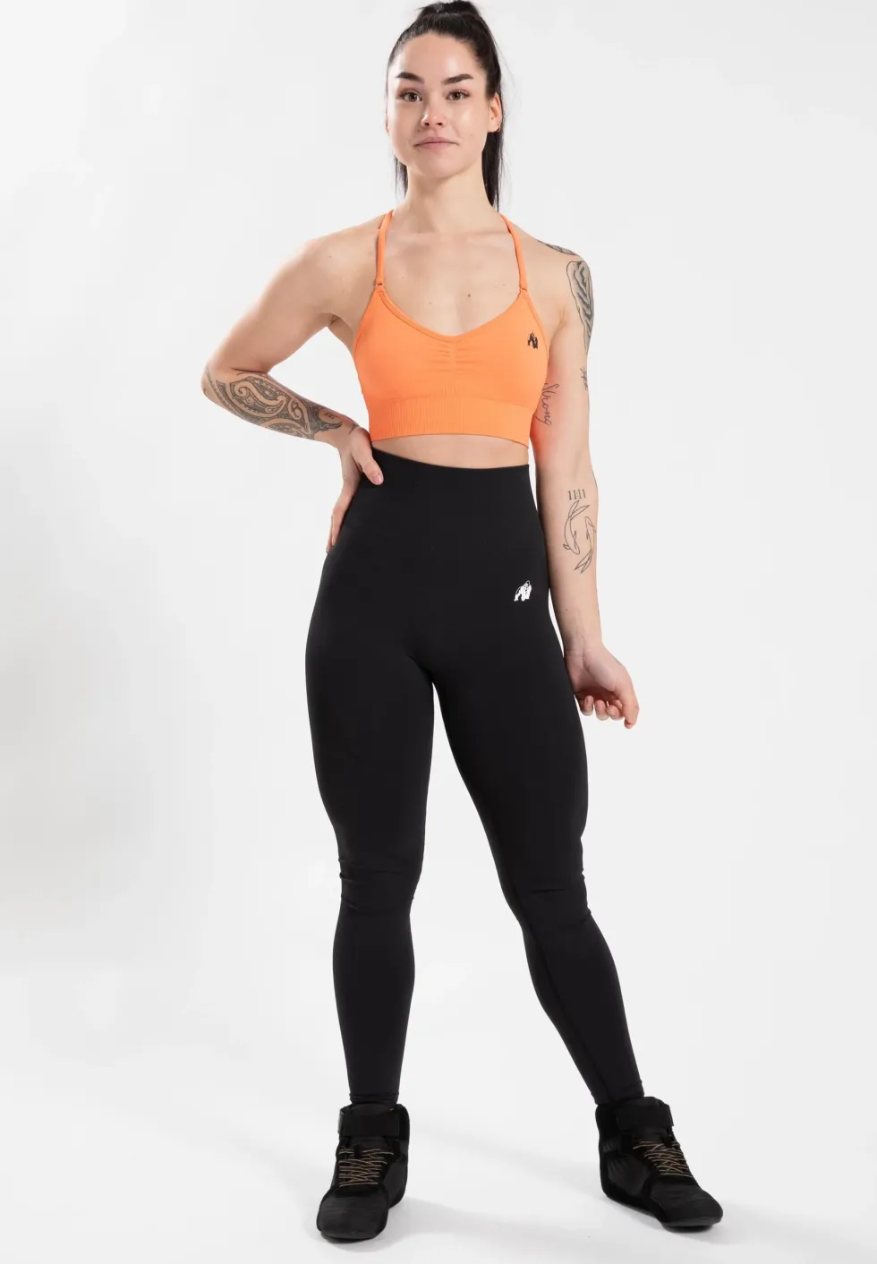 Gorilla Wear Olivia Seamless Sportbeha - Perzik