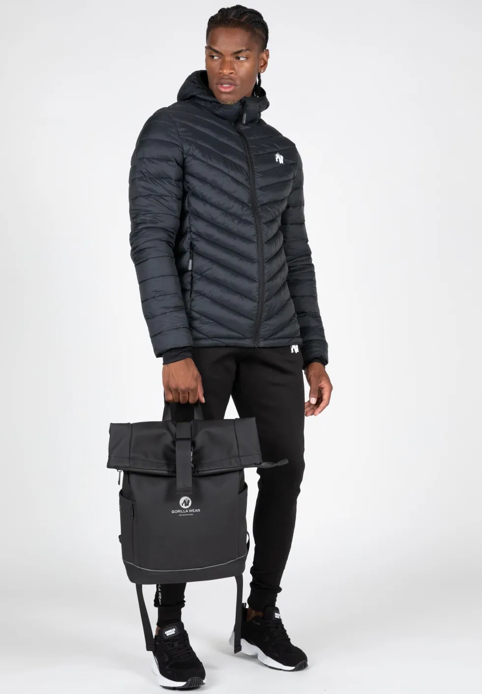 Gorilla Wear Osborn Puffer Jas - Zwart
