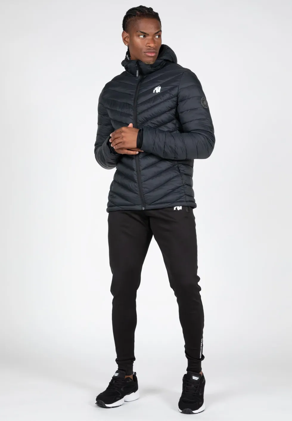 Gorilla Wear Osborn Puffer Jas - Zwart