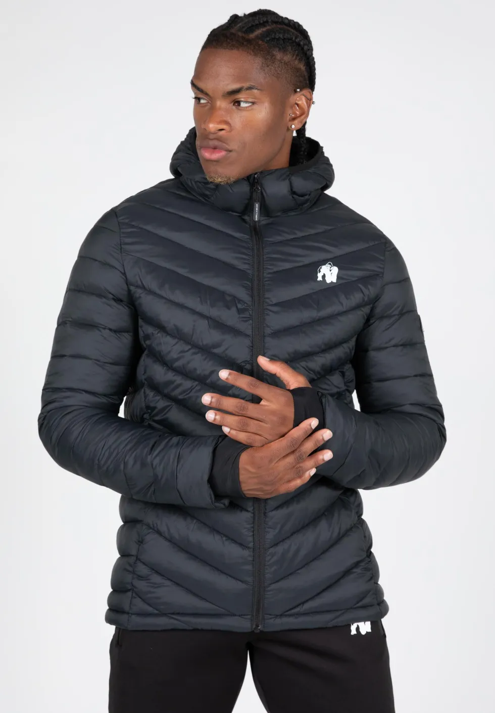 Gorilla Wear Osborn Puffer Jas - Zwart