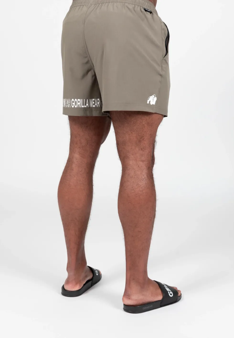 Gorilla Wear Otis Zwembroek - Korte Broek - Legergroen