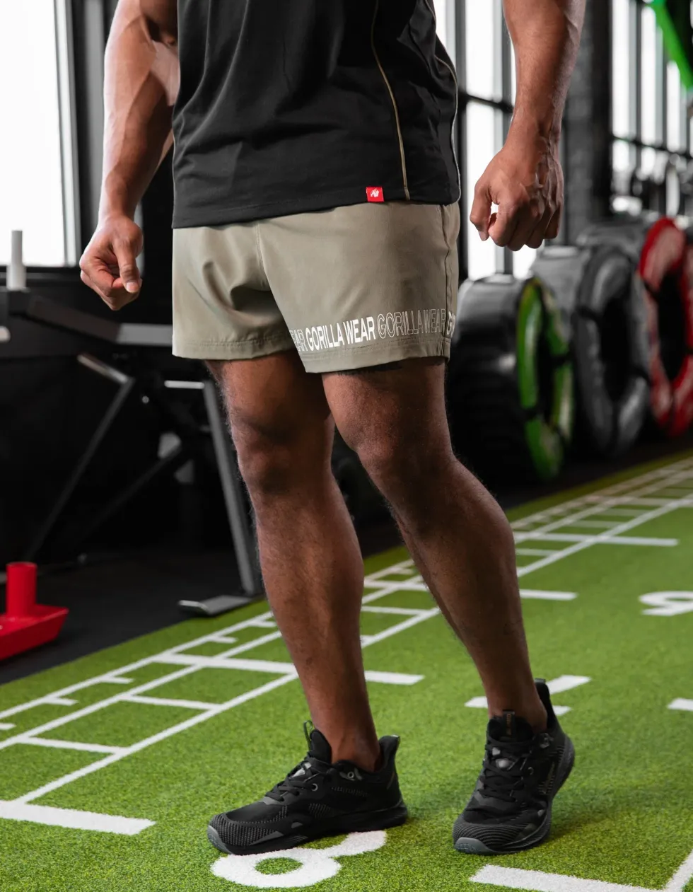 Gorilla Wear Otis Zwembroek - Korte Broek - Legergroen