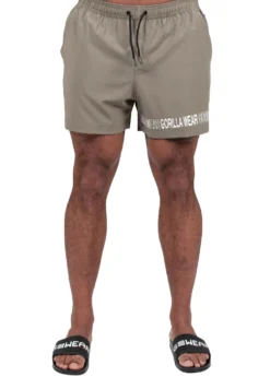 Gorilla Wear Otis Zwembroek - Korte Broek - Legergroen