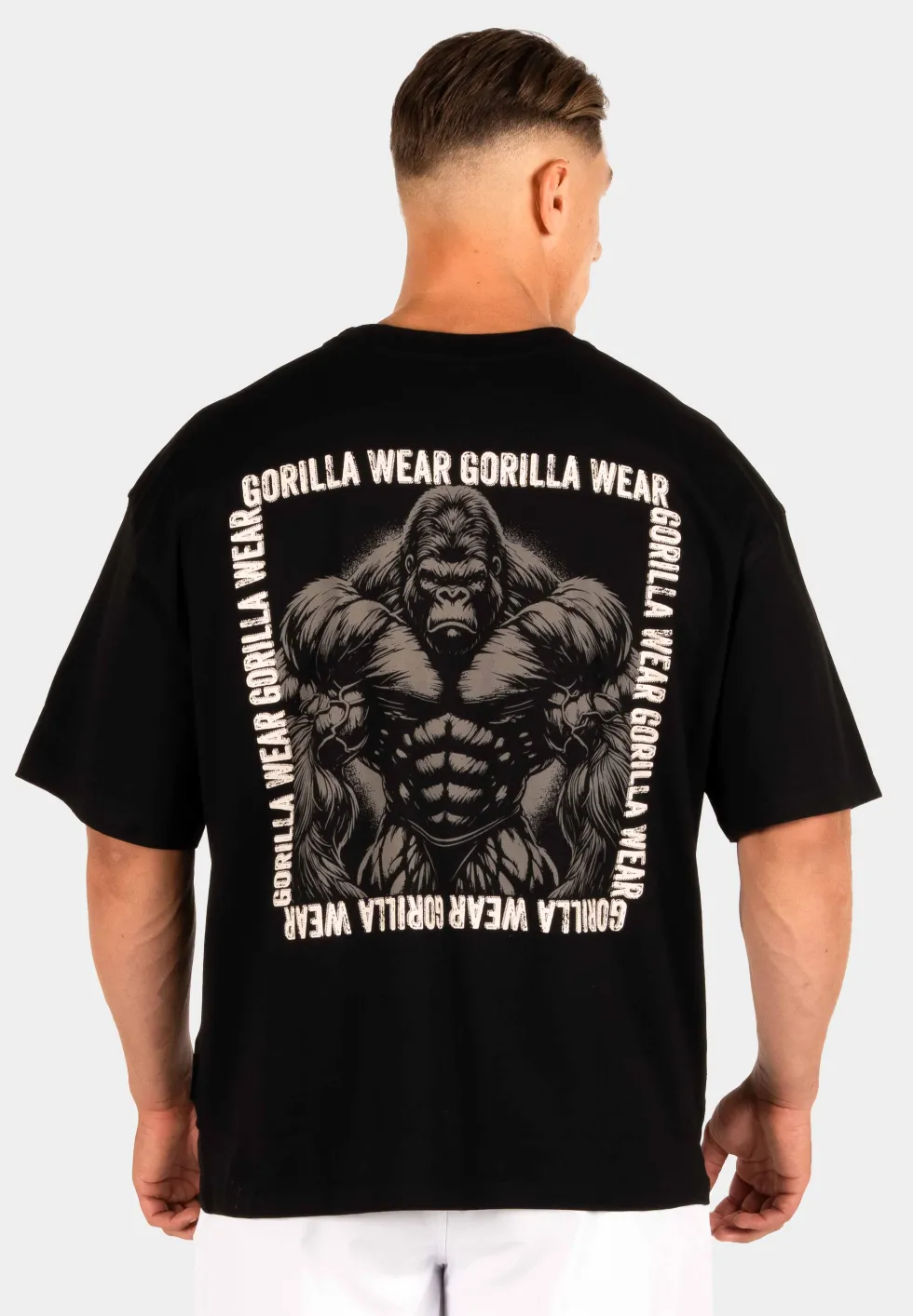 Gorilla Wear Philip Oversized T-shirt - Zwart