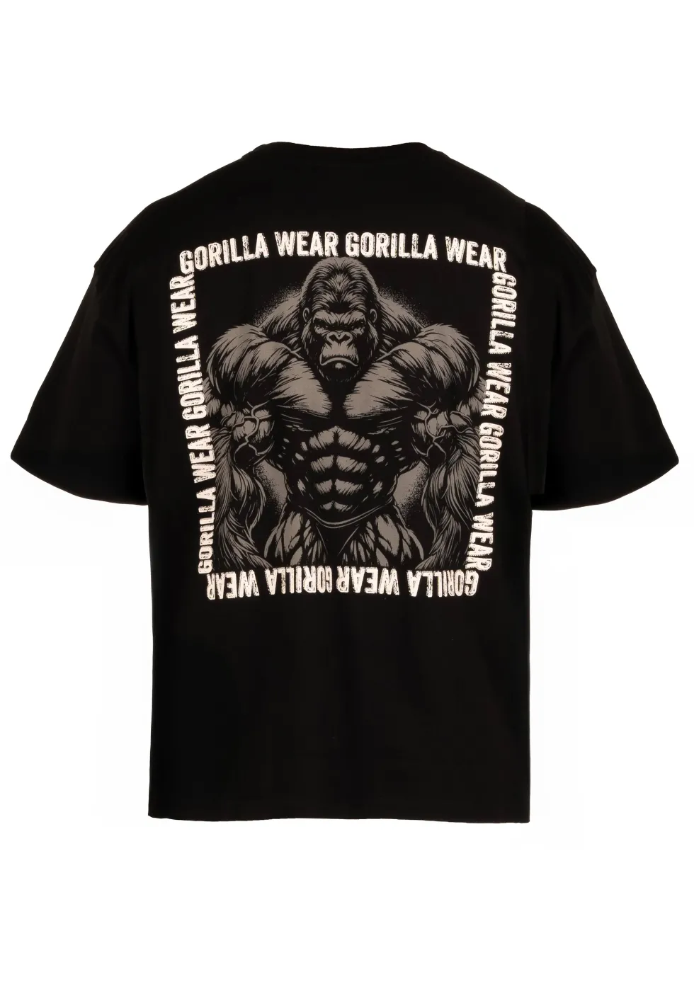 Gorilla Wear Philip Oversized T-shirt - Zwart