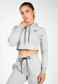 Gorilla Wear Pixley Cropped Hoodie - Grijs