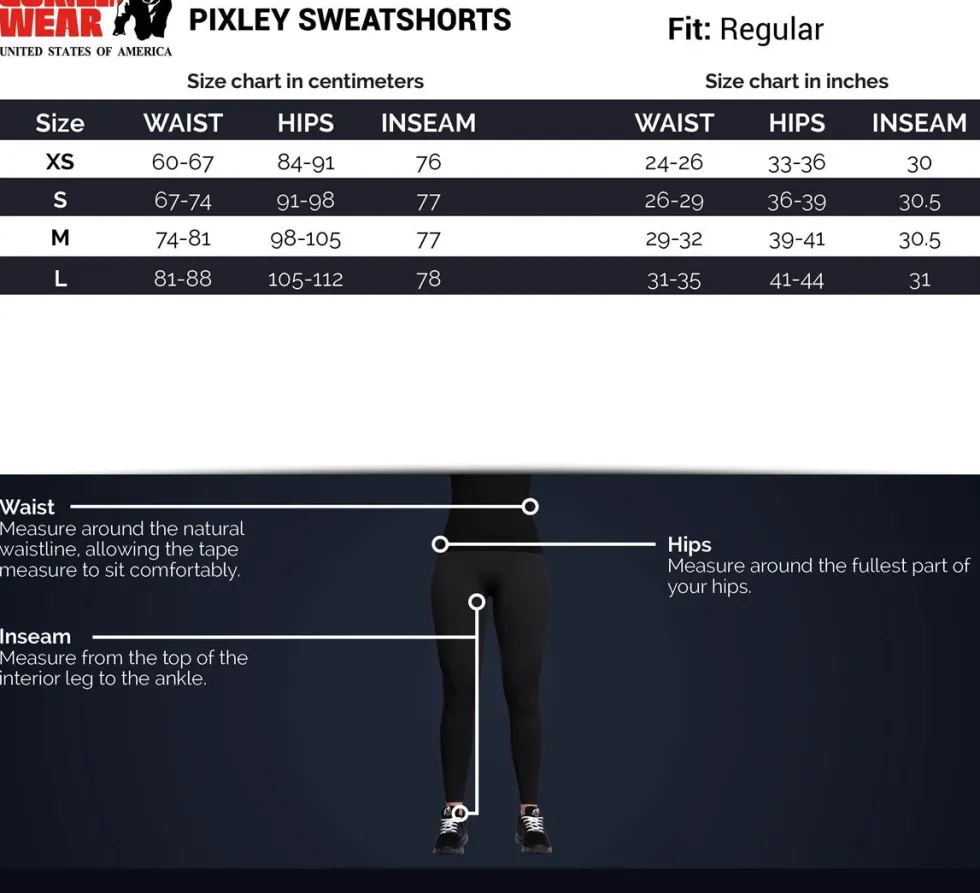 Gorilla Wear Pixley Sweatshorts - Lichtgroen