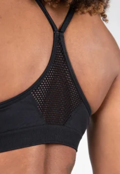 Gorilla Wear Quincy Seamless Sportbeha - Zwart