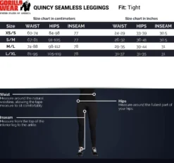 Gorilla Wear Quincy Seamless Legging - Grijs