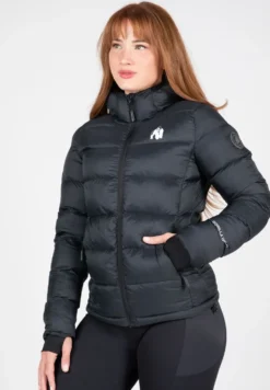 Gorilla Wear Rachel Puffer Jas - Zwart