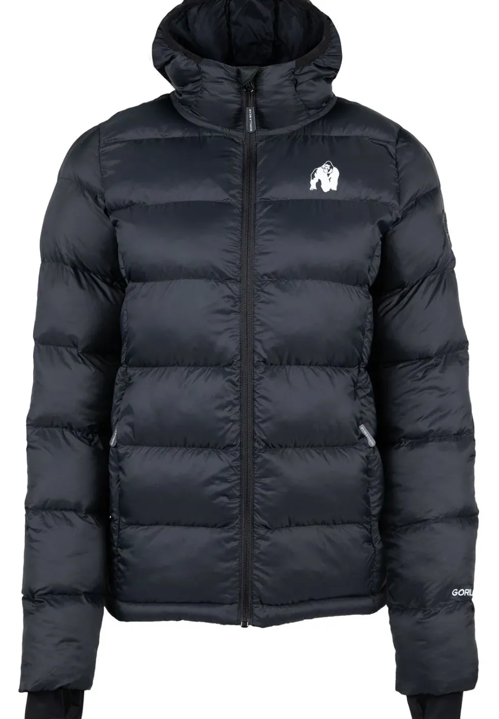 Gorilla Wear Rachel Puffer Jas - Zwart