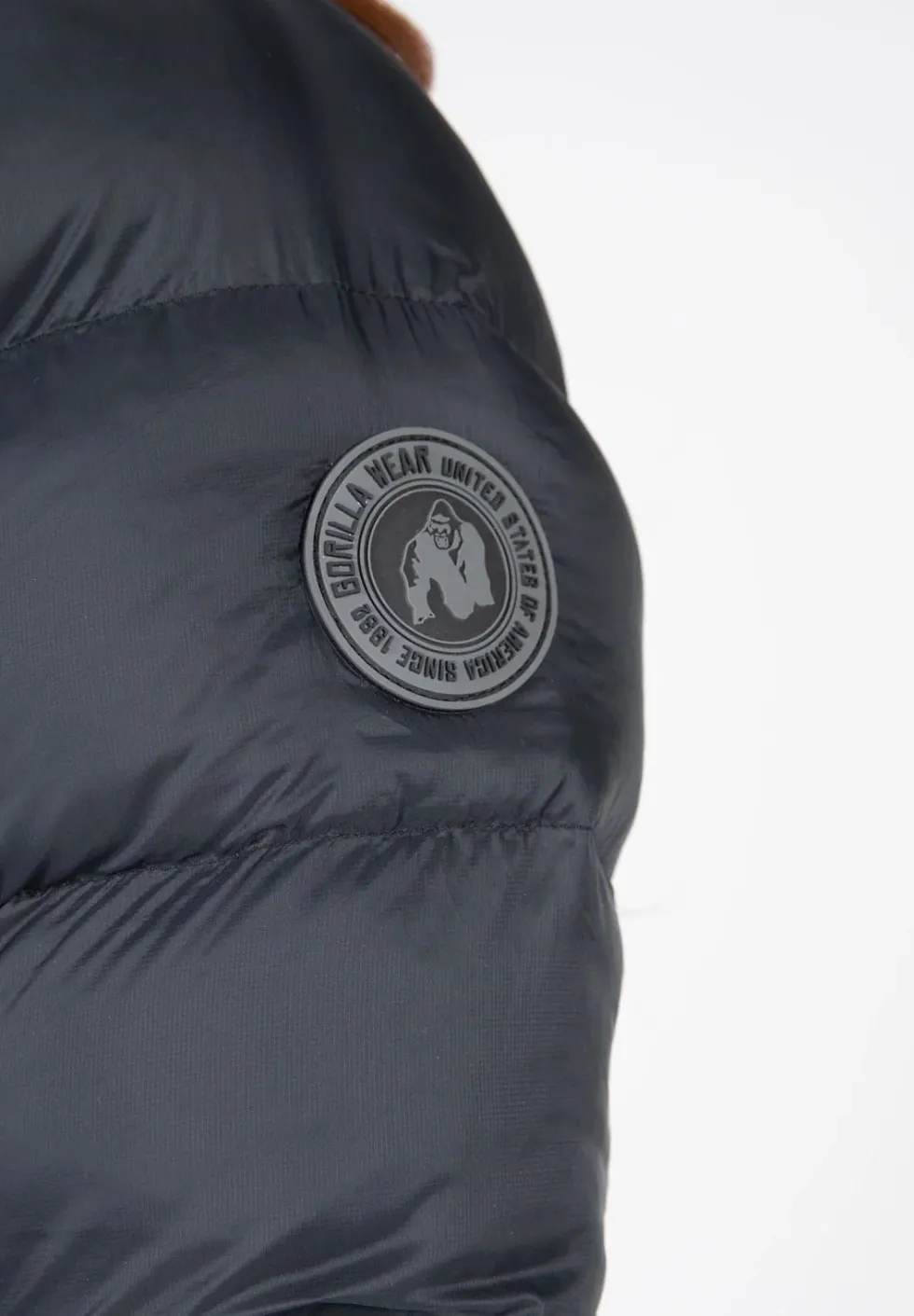 Gorilla Wear Rachel Puffer Jas - Zwart