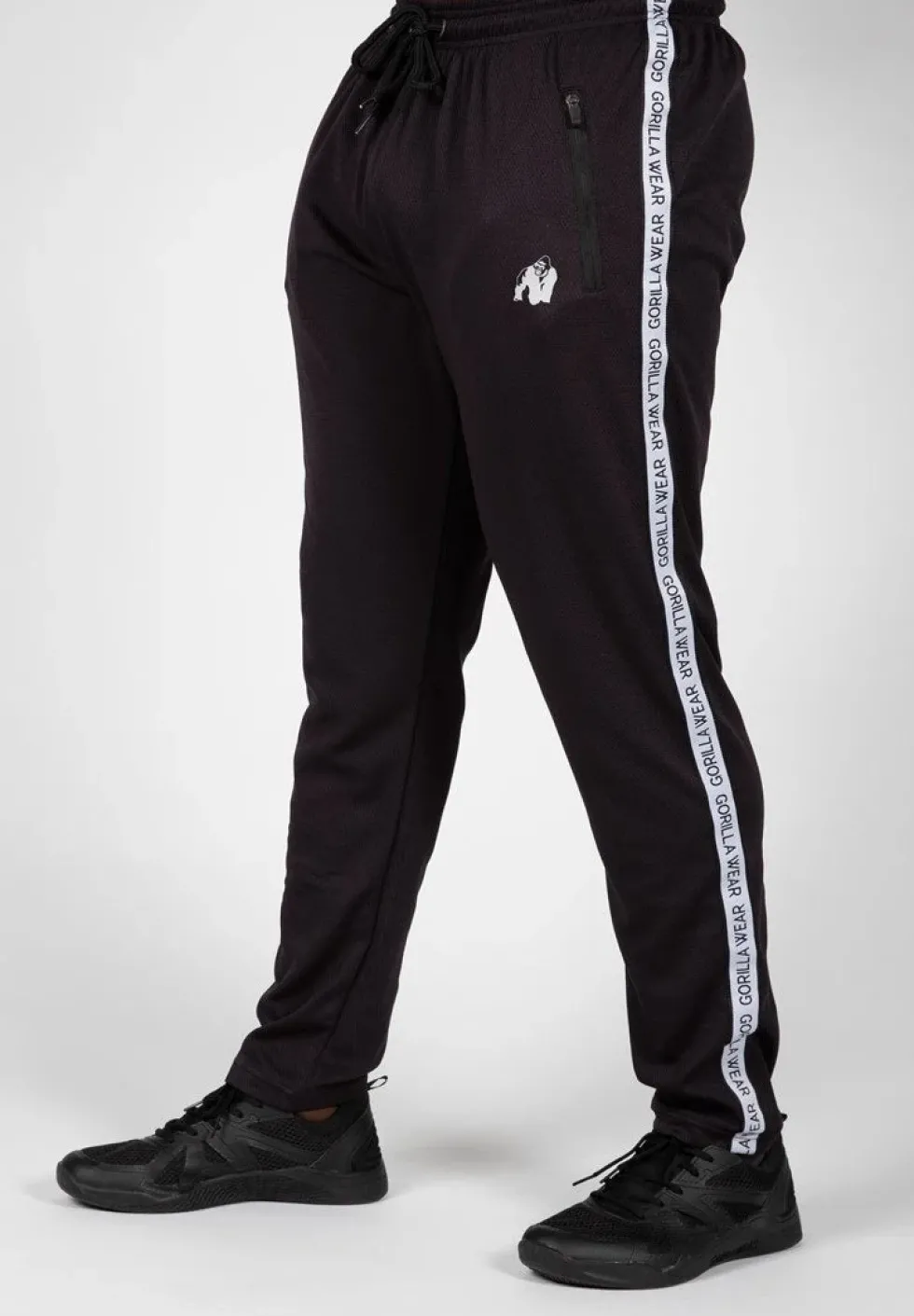 Gorilla Wear Reydon Mesh Trainingsbroek 2.0 - Zwart
