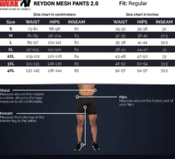 Gorilla Wear Reydon Mesh Trainingsbroek 2.0 - Zwart