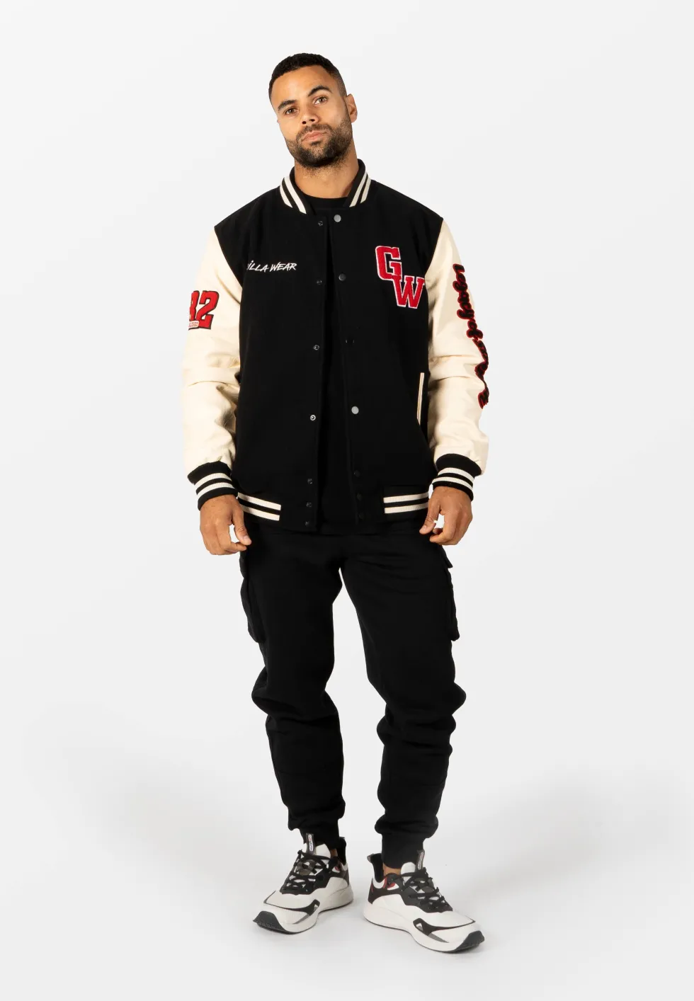 Gorilla Wear Saint Louis Varsity Jacket - Zwart