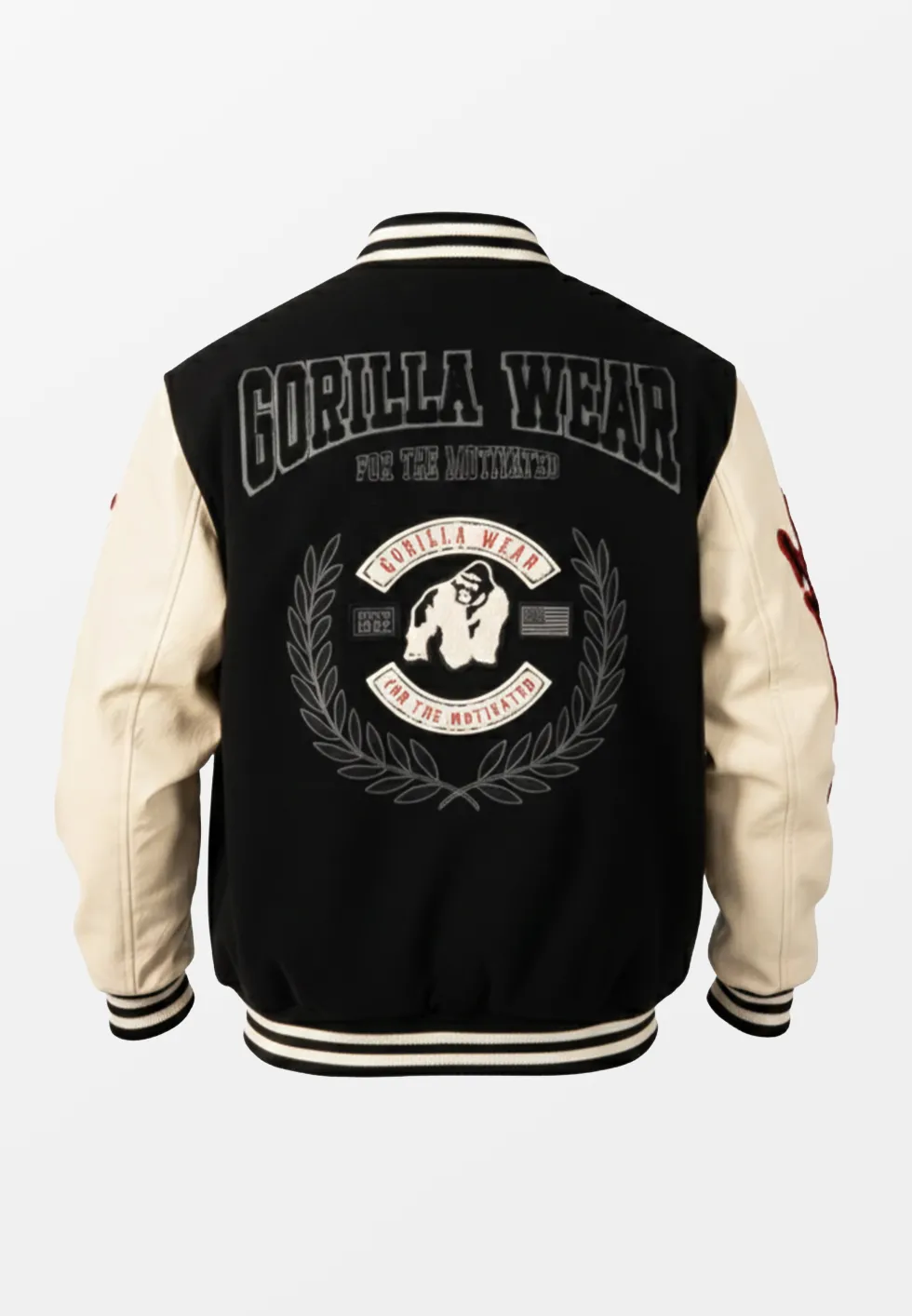 Gorilla Wear Saint Louis Varsity Jacket - Zwart