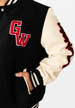 Gorilla Wear Saint Louis Varsity Jacket - Zwart