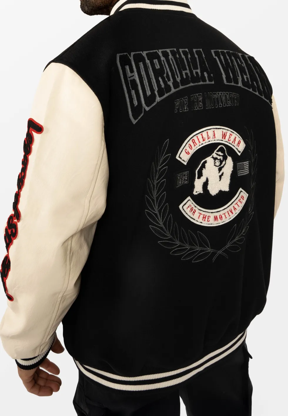Gorilla Wear Saint Louis Varsity Jacket - Zwart