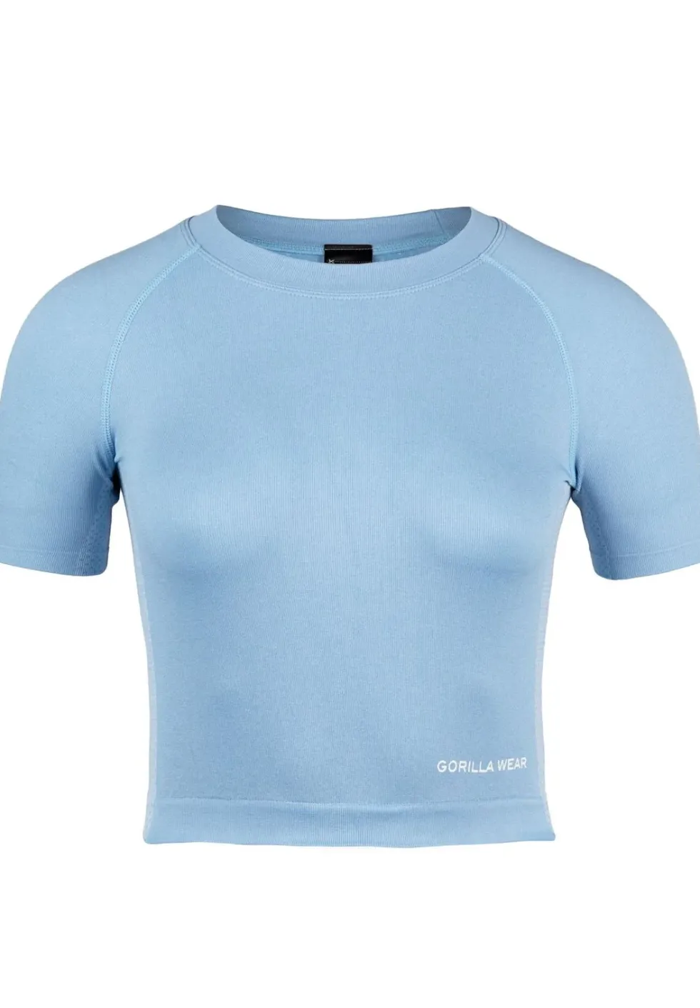 Gorilla Wear Selah Seamless Crop Top - Lichtblauw