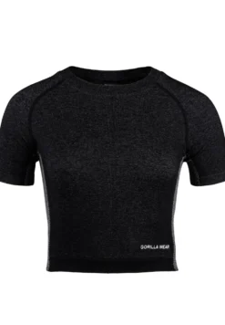Gorilla Wear Selah Seamless Crop Top - Zwart