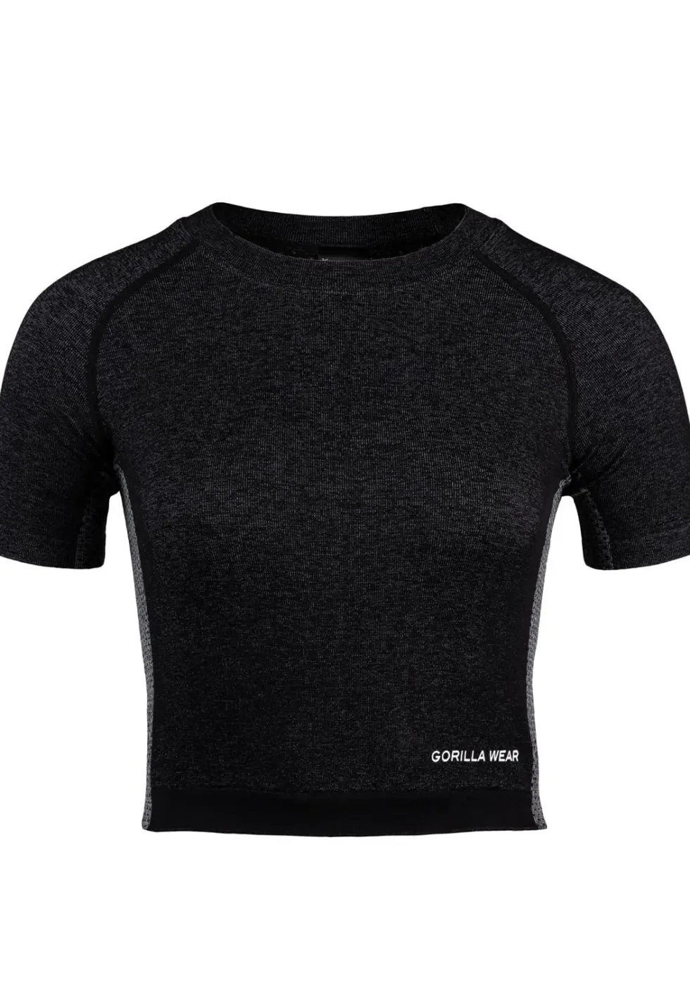 Gorilla Wear Selah Seamless Crop Top - Zwart