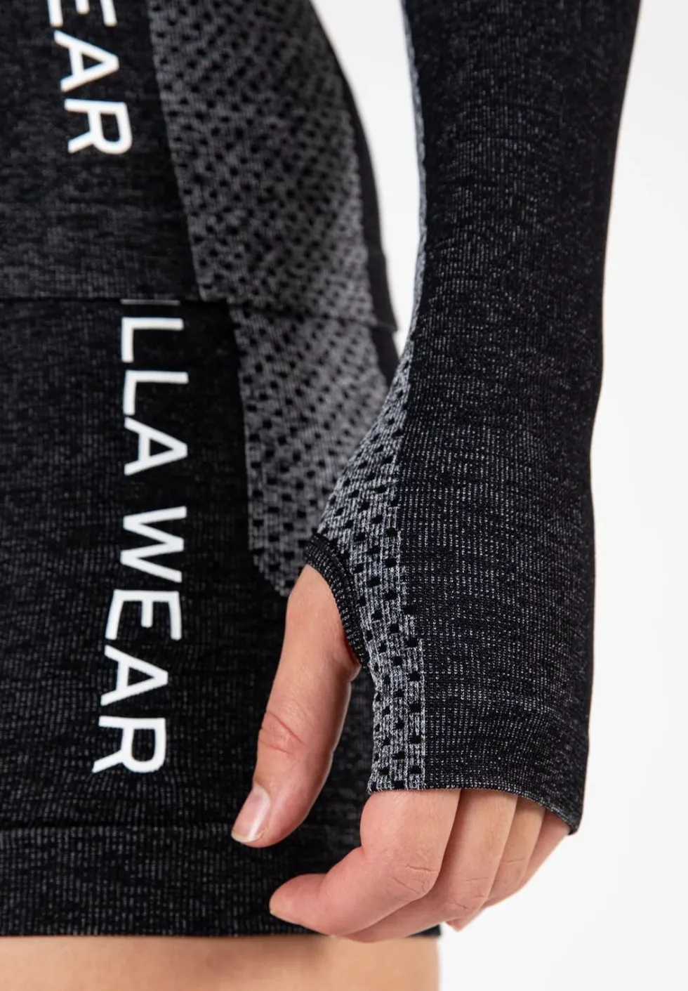 Gorilla Wear Selah Seamless Longsleeve - Zwart