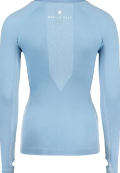 Gorilla Wear Selah Seamless Longsleeve - Lichtblauw