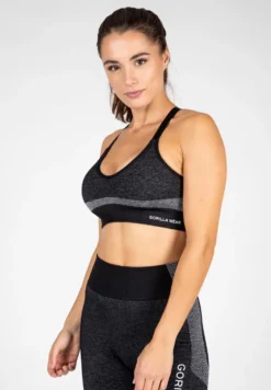 Gorilla Wear Selah Seamless Sportbeha - Zwart