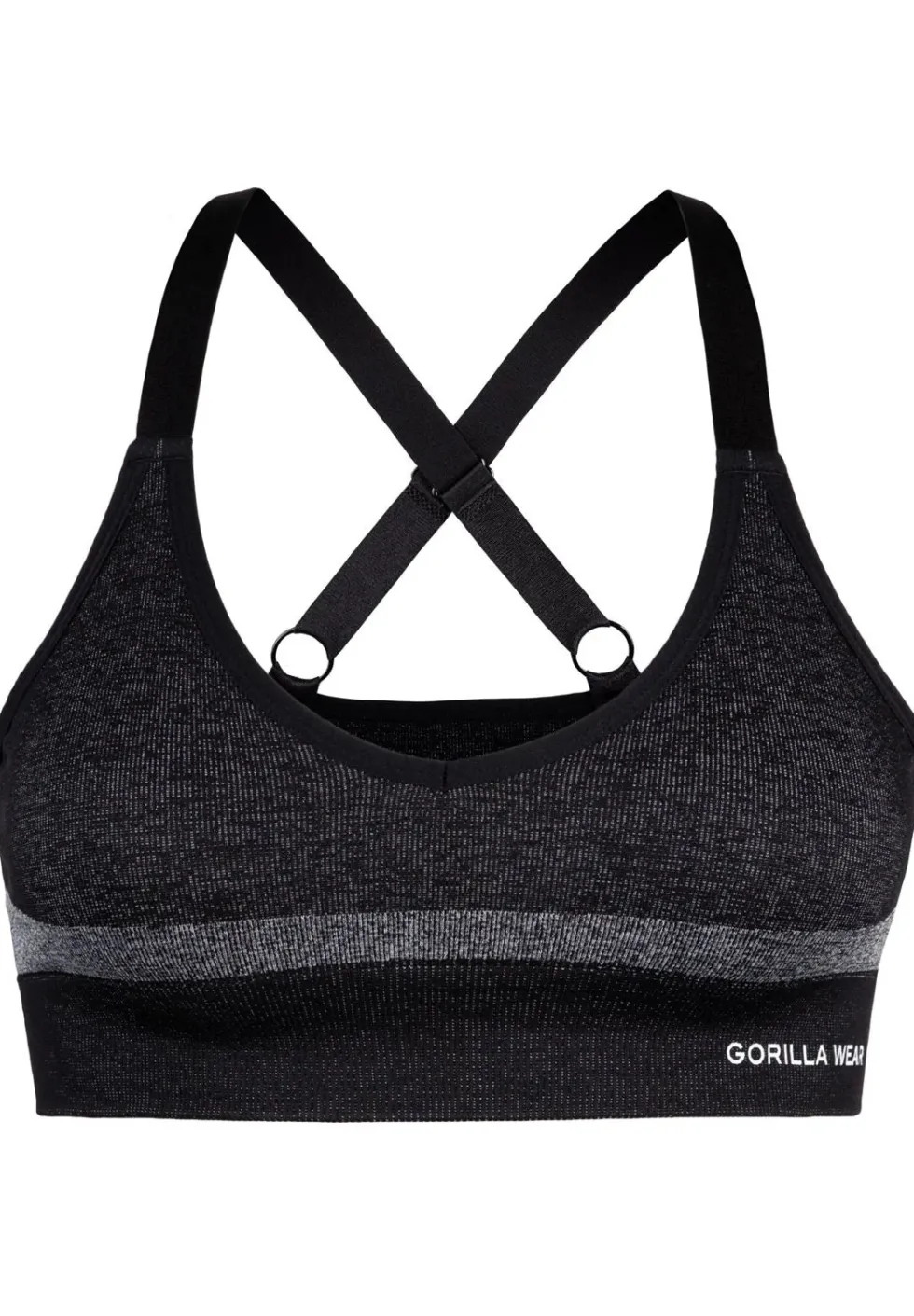 Gorilla Wear Selah Seamless Sportbeha - Zwart
