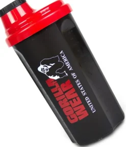 Gorilla Wear Shake Beker - 700 ml - Zwart/Rood