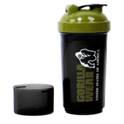 Gorilla Wear Shake Beker - 500 ml - Zwart/Legergroen