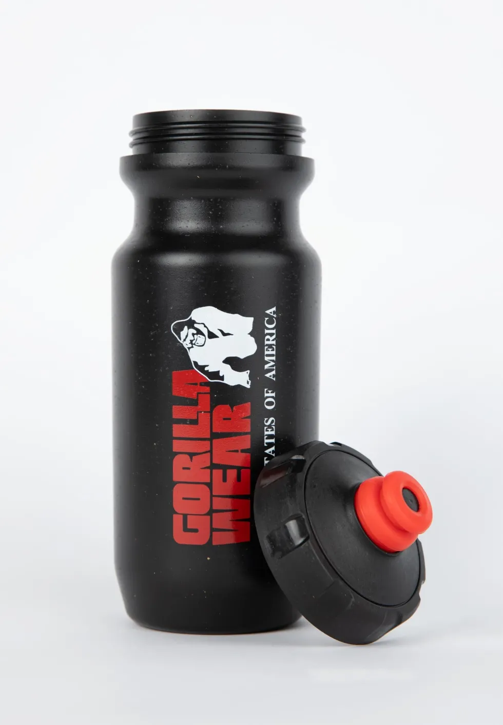 Gorilla Wear Sustainable Grip Bidon - 500 ml - Zwart
