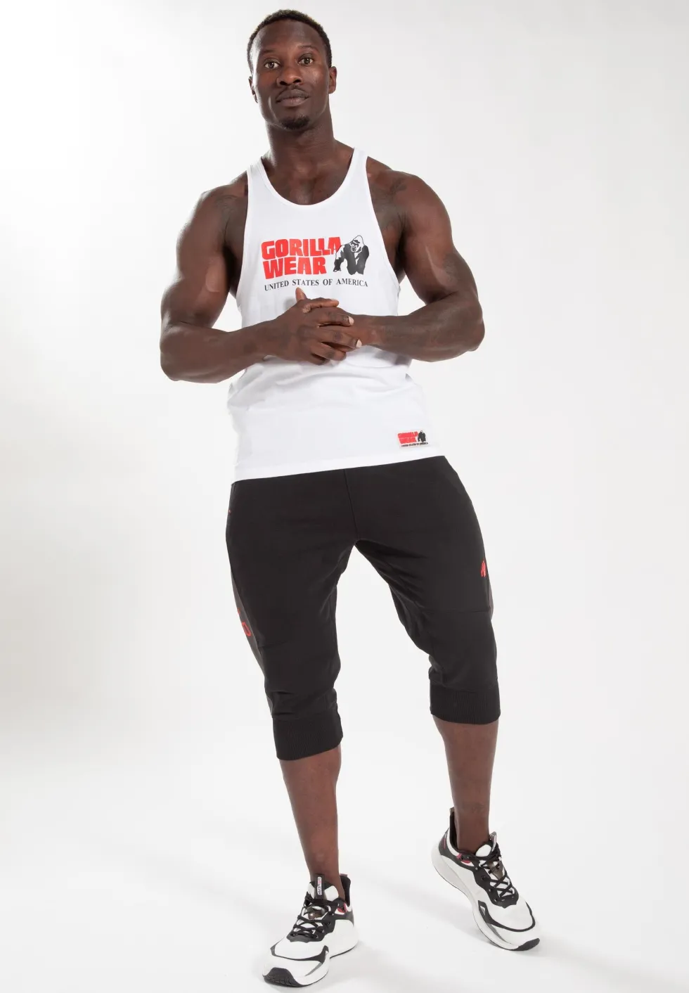 Gorilla Wear Thompson 3/4 Joggingbroek - Zwart