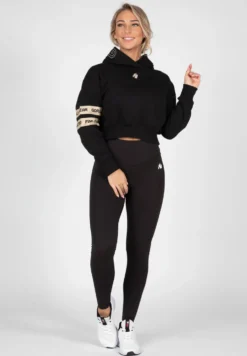 Gorilla Wear Tracey Cropped Hoodie - Zwart