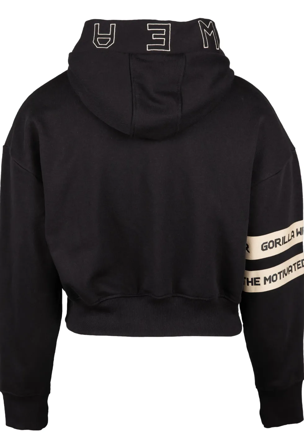 Gorilla Wear Tracey Cropped Hoodie - Zwart
