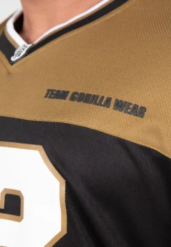 Gorilla Wear Trenton Football Jersey - Zwart/Goud