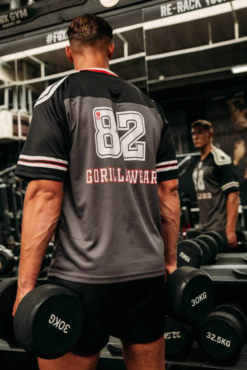 Gorilla Wear Tyler Football Jersey - Zwart/Wit