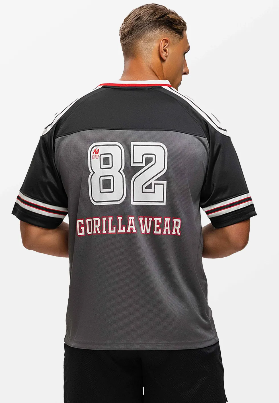 Gorilla Wear Tyler Football Jersey - Zwart/Wit
