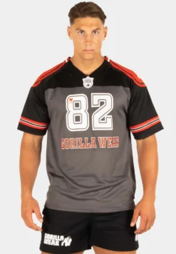 Gorilla Wear Tyler Football Jersey - Zwart/Rood