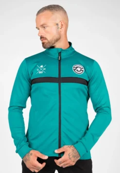 Gorilla Wear Vernon Trainingsjas - Groen/Blauw